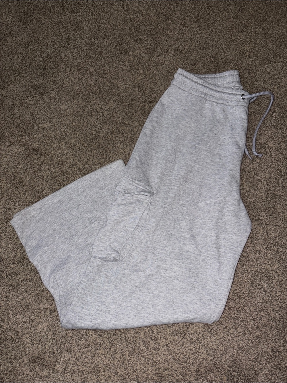 Reflex Light Gray Women's Cargo Sweatpants